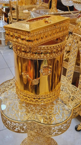 سطل و جا دستمالی آبکاری و رنگثابت